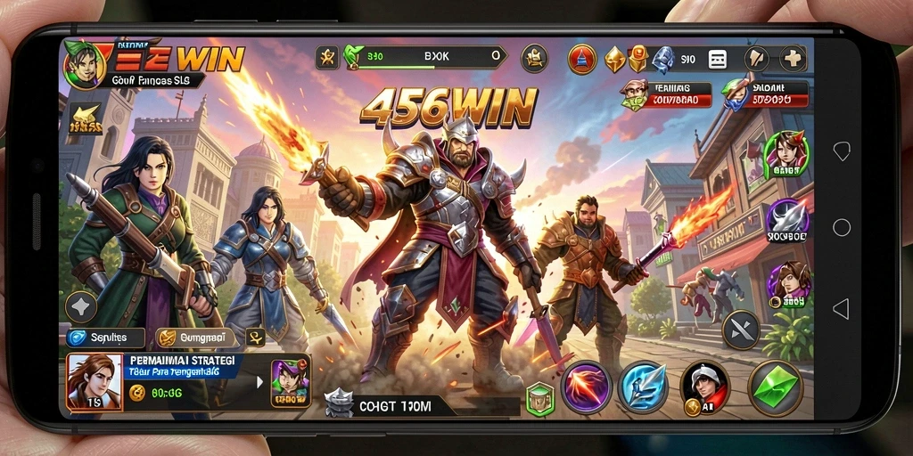 Tampilan gameplay yang mengasyikkan dalam 456WIN, penuh strategi dan taktik.