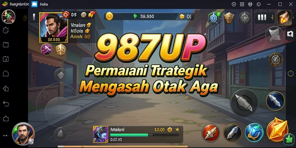 Gambaran permainan strategi yang mendebarkan dan penuh tantangan.