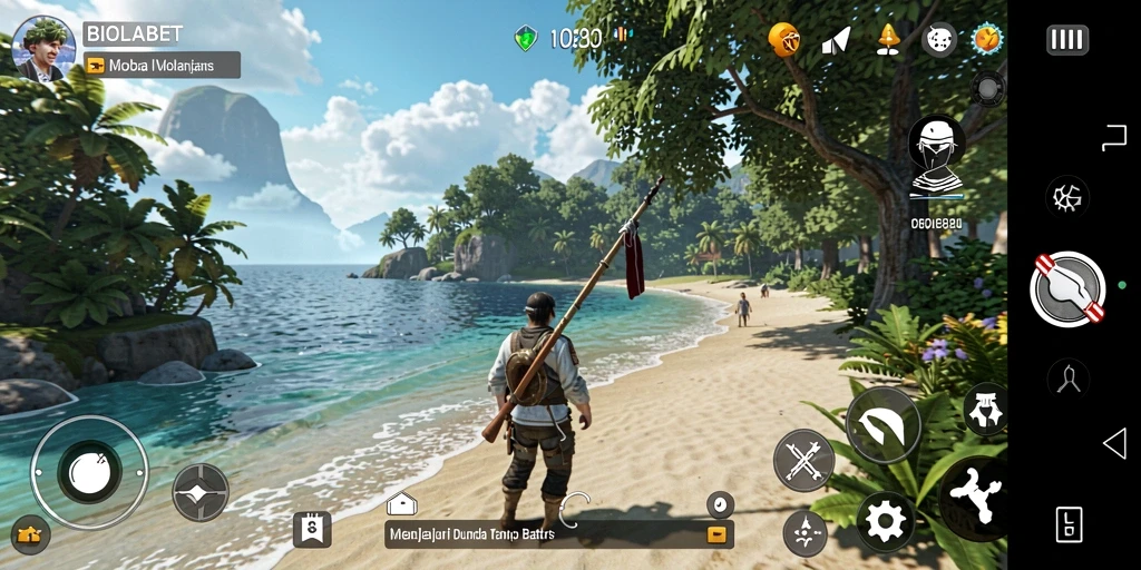 Tampilan gameplay seru dan menarik di dunia Open World.