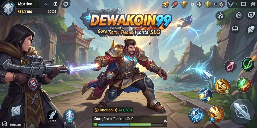 Tangkapan layar gameplay DEWAKOIN99 menampilkan pertempuran strategis yang mendebarkan.