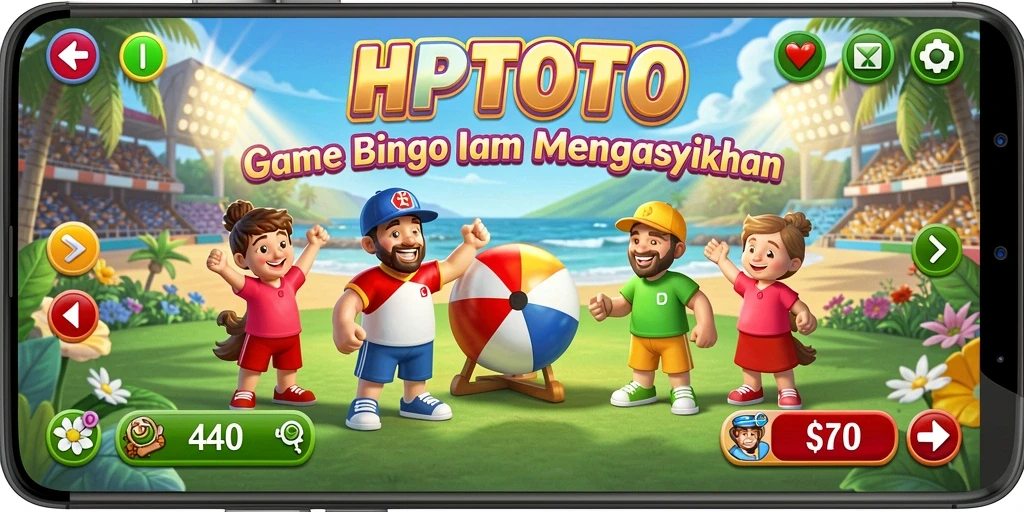 Tampilan gameplay HPTOTO yang menampilkan suasana bingo yang seru.