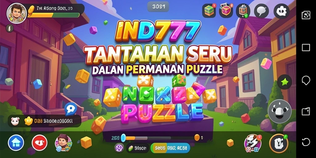 Screenshot IND777 menampilkan gameplay Puzzle yang menantang dan menyenangkan.