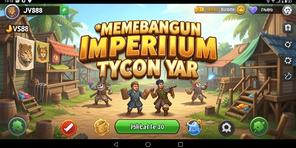 Tangkapan layar gameplay JVS88 yang menunjukkan strategi Tycoon yang menarik.