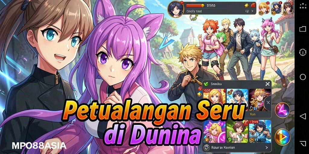 Gameplay menarik MPO88ASIA dengan suasana anime yang kental.