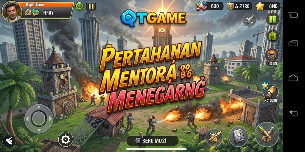 Tampilan menarik dari gameplay QTGAME yang menegangkan.