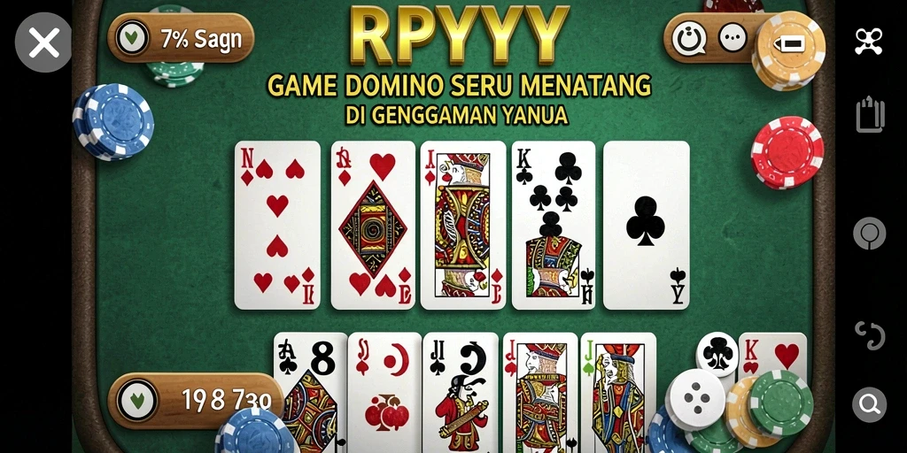Screenshot gameplay RPYYY yang menampilkan keseruan bermain Domino.