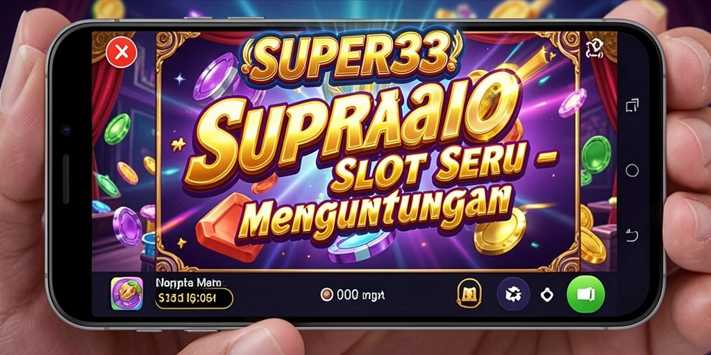 Tampilan gameplay menarik dari SUPER33 dengan efek visual yang memukau.