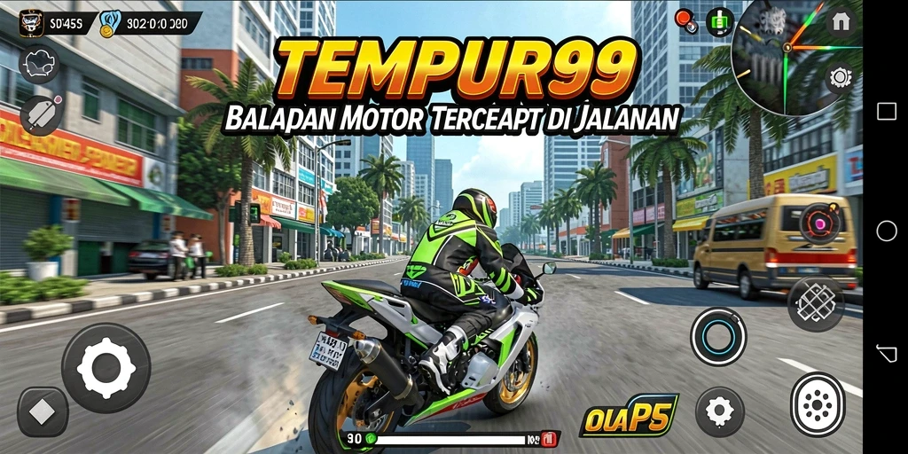 Tampilan gameplay seru dan menegangkan di TEMPUR99.