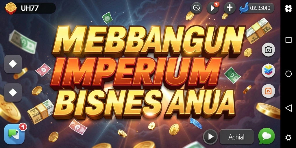 Tampilan menarik dari gameplay UH77 dengan berbagai pilihan bisnis.
