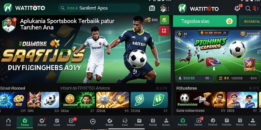 Tampilan antarmuka WATITOTO menampilkan taruhan olahraga yang menarik.