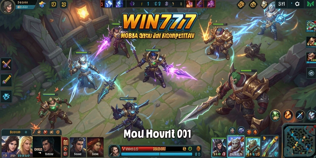 Tampilan gameplay seru di WIN777 dengan aksi heroik dan strategi tim.